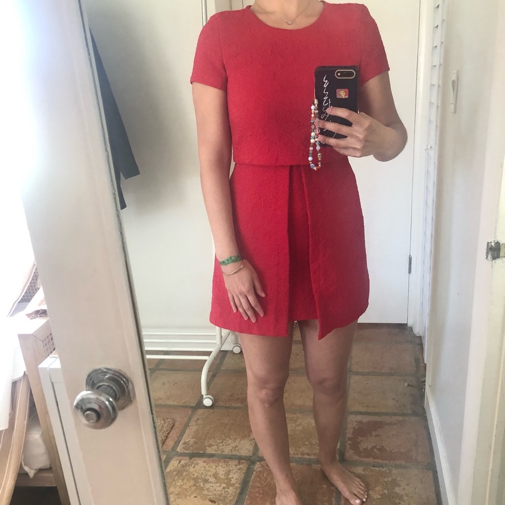 Zara S Red dress